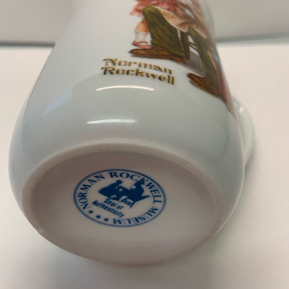 Norman Rockwell The Toymaker Mug Cup 1982 - Picture 3 of 10